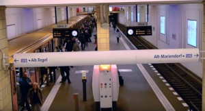 Rekalame am Bhf Friedrichstrasse Berlin